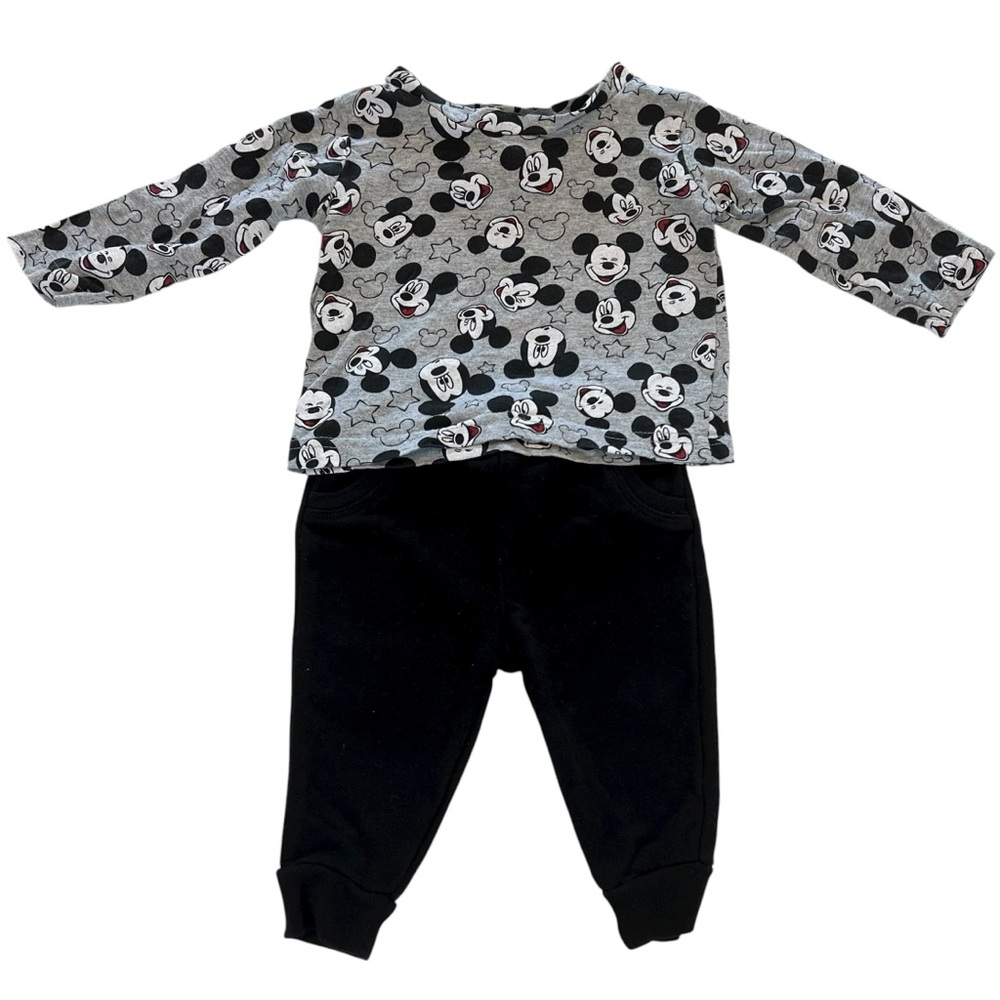 Mickey Mouse Disney Junior Two Piece Gender Neutral Children's Outfit 3-6M